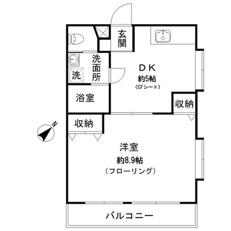 グランベル松陰の物件間取画像